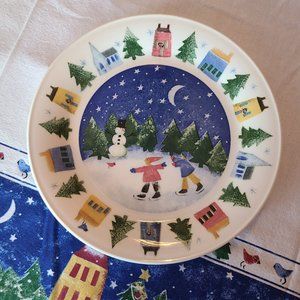 Dinner Plates Winter Wonderland by NIKKO - Set of Four